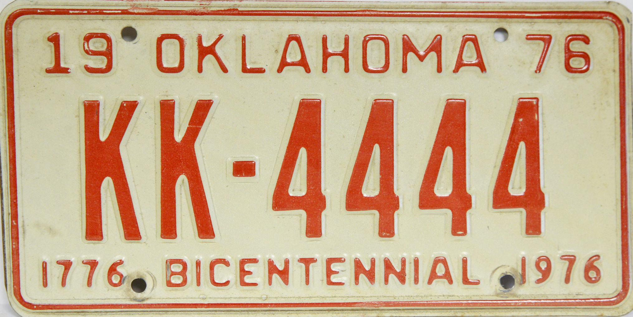 Oklahoma license plates